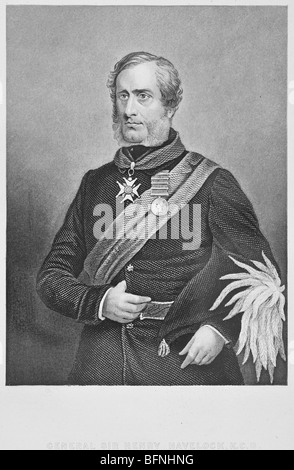 General Sir Henry Havelock Foto de stock