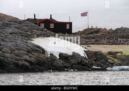 Base británica y la Oficina de Correos, Puerto Lockroy, Península Antártica, en la Antártida, las regiones polares
