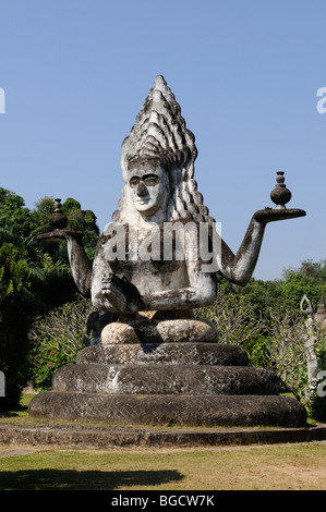 Laos, Vientiane; Buda Parque en Xieng Khuan Foto de stock