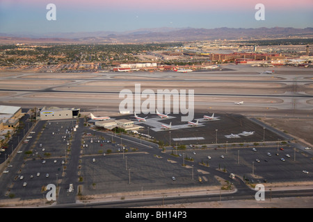 Janet Airlines Terminal en el Aeropuerto Internacional McCarran de Las Vegas, Nevada. Foto de stock