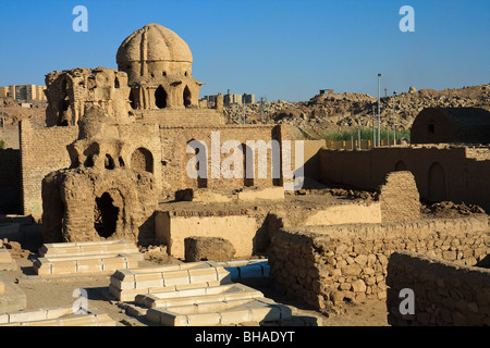 África Asuán Egipto Fatimita Islam tumba del cementerio Foto de stock