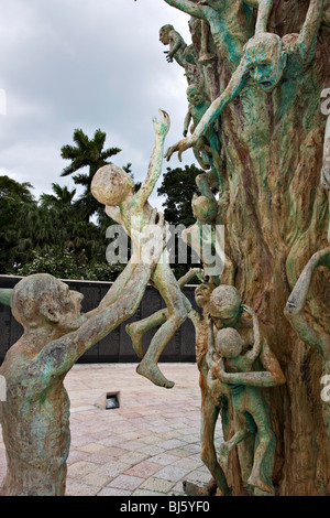 Memorial del holocausto de Miami situado en South Beach, Florida, EE.UU. Foto de stock