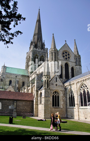 Catedral de Chichester Chichester, West Sussex, Inglaterra, Reino Unido Foto de stock