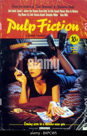 PULP FICTION -1994 Poster Foto de stock