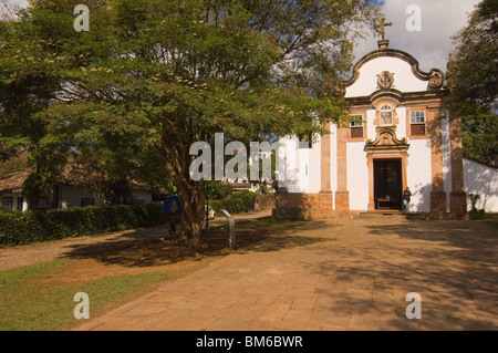 Iglesia de Nossa Senhora do Rosario, Tiradentes, estado de Minas Gerais, Brasil Foto de stock