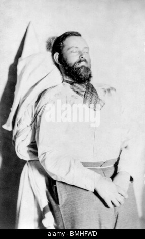 Jesse James (1847-1882), American Outlaw, muertos; Vestido; longitud de 3/4 Foto de stock