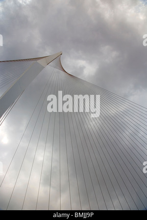 Jerusalén acordes Puente - Puente de Calatrava Foto de stock