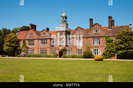 Rothamsted Manor, en terrenos de Rothamsted Research, cerca en Harpenden, Hertfordshire, UK Foto de stock