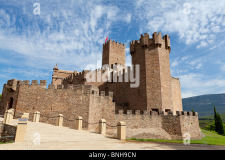 El castillo de Javier, en la provincia de Navarra - País Vasco de España. Famoso por ser el lugar de nacimiento de San Francisco Javier.