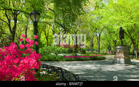 El Parque Central de la ciudad de Nueva York Foto de stock