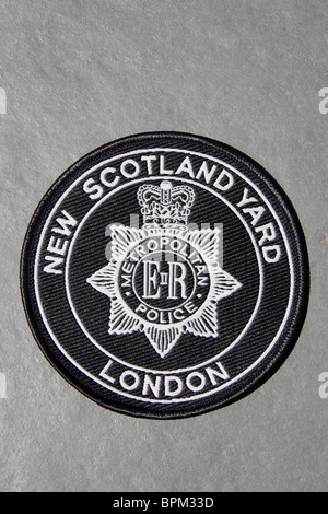 New Scotland Yard, la Policía Metropolitana de Londres, parche Foto de stock