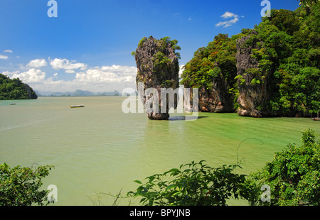Ko tapu, James Bond Island en Tailandia Foto de stock