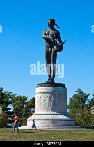 Estatua de Orfeo, Francis Scott Key Monumento, Fort McHenry, Baltimore, MD