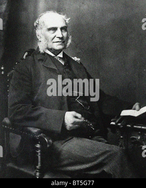 William Ewart Gladstone FRS FSS (29 de diciembre de 1809 - 19 de mayo de 1898) fue un estadista Liberal Británico y cuatro veces Primer Ministro. Foto de stock