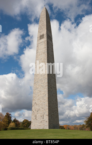 El Bennington Battle Monument, que conmemora la Batalla de Bennington, es la estructura más alta en Vermont Foto de stock