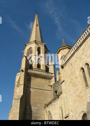 Catedral de St Maurice, Mirepoix, Ariège, Midi-Pyrénées, Francia Foto de stock