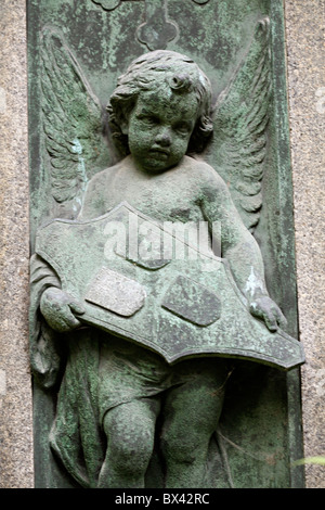 Angel, dolor, lápidas, Engel, Trauer, Grabstein Foto de stock