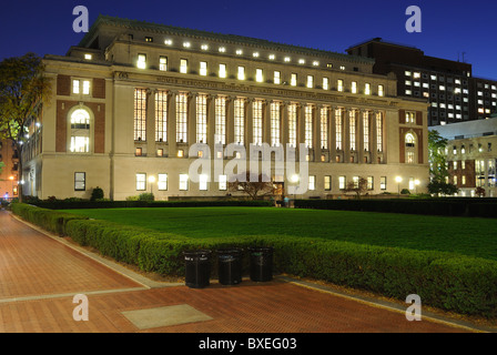 La Biblioteca Universary Butler en la Universidad de Columbia en la Ciudad de Nueva York. Foto de stock