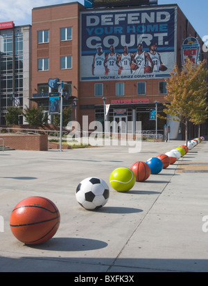 Memphis, Tennessee. FedEx Forum Sport y Event stadium. Detalle de