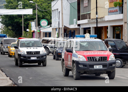 Los vehículos de las Naciones Unidas en la ciudad de Dili, Timor Leste (Timor Oriental) Foto de stock