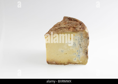 Corte de Francia Bleu de Termignon queso de leche de vaca Foto de stock