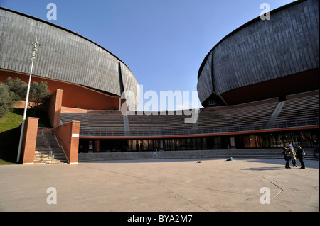 Italia, Roma, Auditorio Parco della Música, arquitecto Renzo Piano Foto de stock
