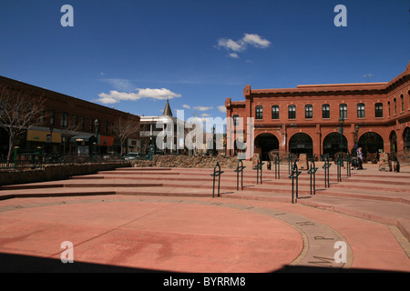 Heritage Square en el centro de Flagstaff