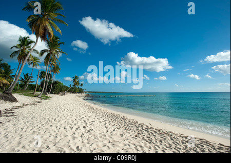 Gran Dominicus Beach cerca de Bayahibe, República Dominicana Foto de stock