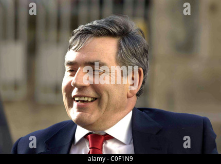 El ex primer ministro Gordon Brown MP Foto de stock