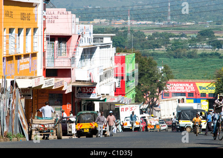 Escena callejera Kisumu (Kenya Foto de stock