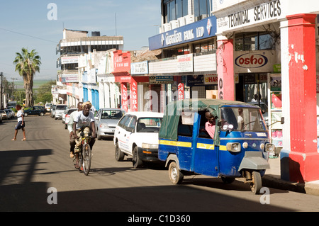 Escena callejera Kisumu (Kenya Foto de stock