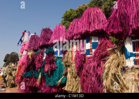 Máscaras de Bobo, festividades, Sikasso ciudad, Malí, África