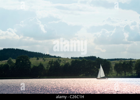 Dorotowo, Lago Wulpinskie Foto de stock