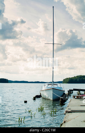 Dorotowo, Lago Wulpinskie Foto de stock
