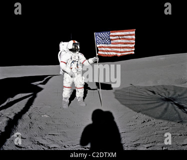 El astronauta Alan B. Shepard, Jr. Foto de stock