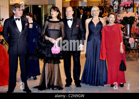 L-R) Princess Caroline of Hanover, Prince Ernst August of Hanover ...