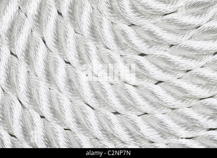 Close-up de una cuerda blanca