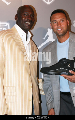 Michael Jordan, Keith Houlmeard and Derek Jeter Celebrities and