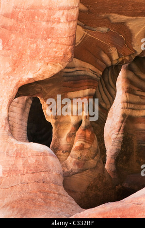 Patrones de arenisca, Petra, Ciudad de Piedra Nabataean Jordania, PATRIMONIO DE LA HUMANIDAD