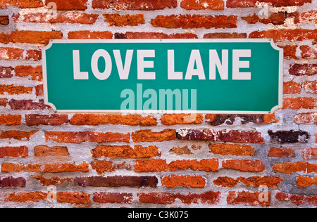 Love Lane, Georgetown, Penang Foto de stock