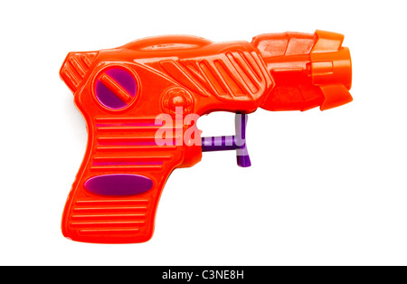 Pistola De Juguete Foto de stock y más banco de imágenes de Pistola de  Juguete - Pistola de Juguete, Naranja - Color, Fondo blanco - iStock