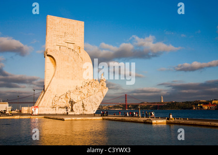 Portugal, Europa, Lisboa, descubridor monumento, arte, habilidad, plástico Foto de stock