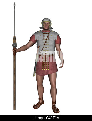 Soldado Legionario Romano Imperial - 1 Foto de stock