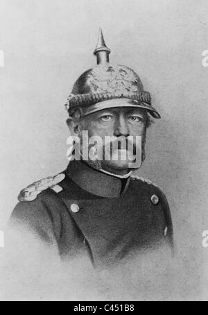 Otto von Bismarck, 1866 Foto de stock