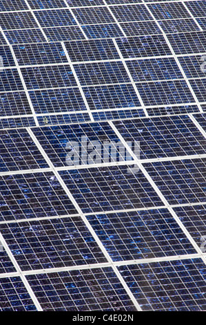 Detalle de paneles fotovoltaicos