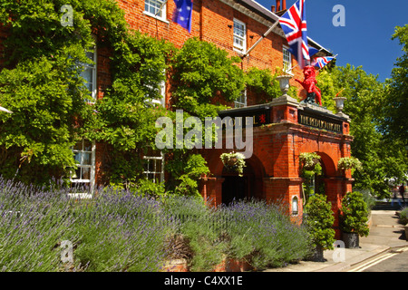 El Red Lion Hotel, Henley-on-Thames, Oxfordshire, Reino Unido Foto de stock