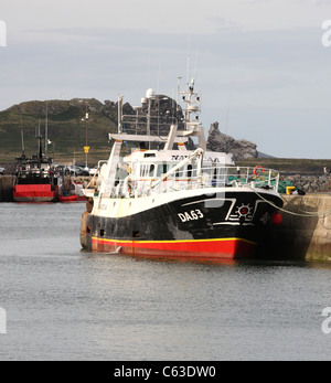 Barco pesquero de Howth Harbour Irlanda Foto de stock