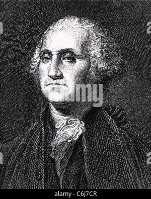 GEORGE WASHINGTON (1732-1799), Primer Presidente de los Estados Unidos Foto de stock