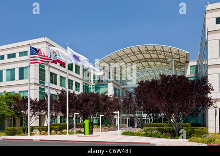 Apple incorporado en la sede corporativa de 1-6 Infinite Loop, Cupertino, California, EE.UU. JMH5187