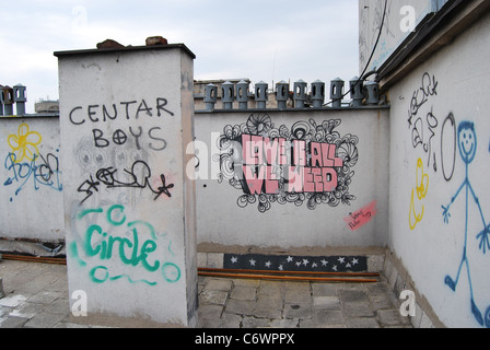 Azotea en Skopje, Macedonia